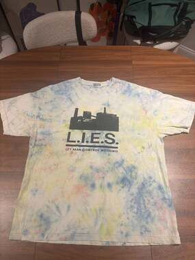 C.E. L.I.E.S. Let Man Control Nothing Tie-Dye T-Shirt, XL